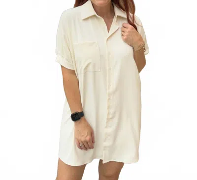 Entro Santorini Dress In Cream In Neutral