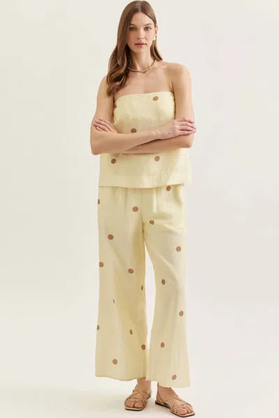 Entro Sarah Two-piece Set In Yellow In Multi