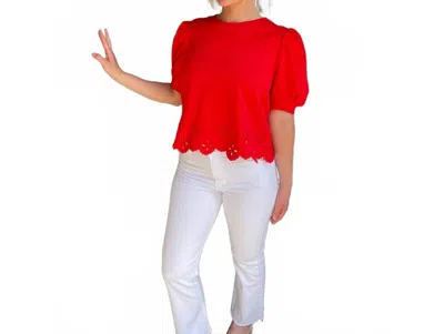 Entro Scarlett Top In Red