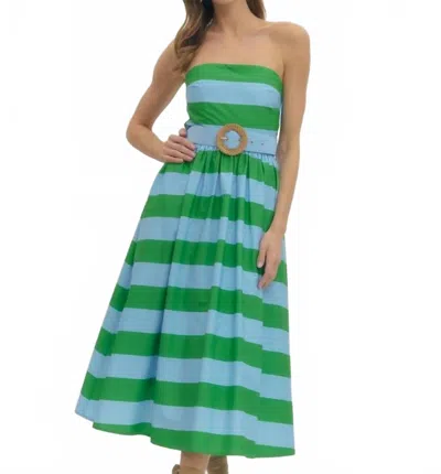 Entro Sea Glass Society Dress In Green