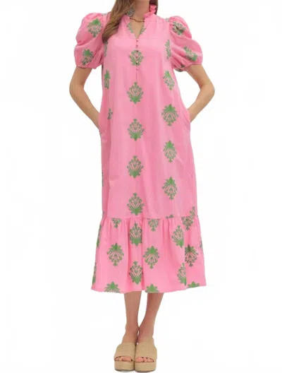 Entro Seely Dress In Pink