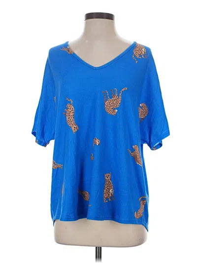 Pre-owned Entro Short Sleeve T-shirt In Blue