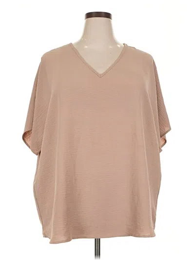 Pre-owned Entro Short Sleeve T-shirt In Brown