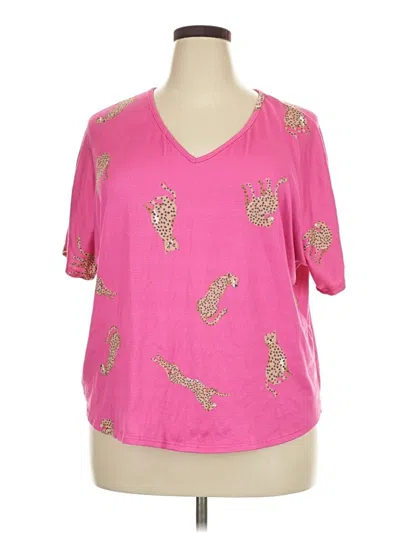 Pre-owned Entro Short Sleeve T-shirt In Pink