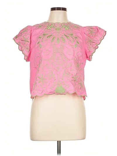 Pre-owned Entro Short Sleeve T-shirt In Pink
