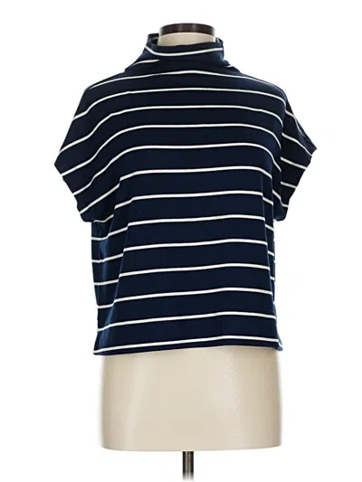 Pre-owned Entro Short Sleeve Turtleneck In Blue