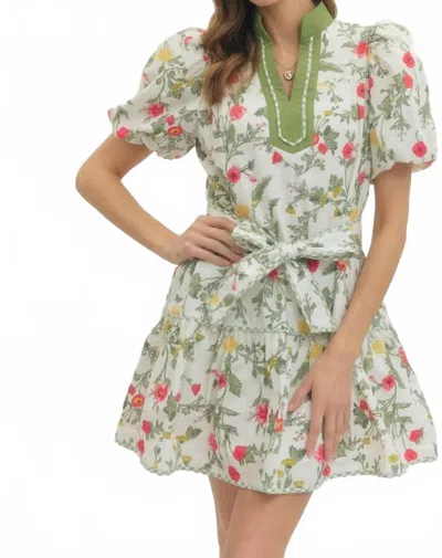 Entro Sinclair Dress In Green