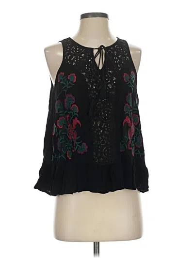 Pre-owned Entro Sleeveless Blouse In Black