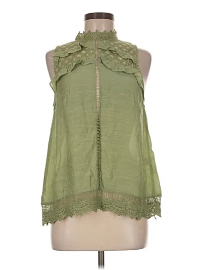 Pre-owned Entro Sleeveless Blouse In Green