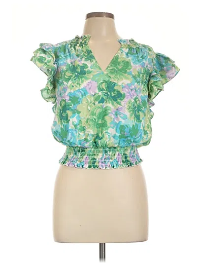 Entro Sleeveless Blouse In Green