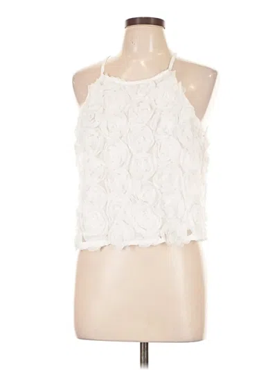 Pre-owned Entro Sleeveless Blouse In Ivory