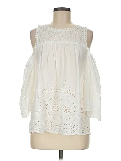 Pre-owned Entro Sleeveless Blouse In Ivory