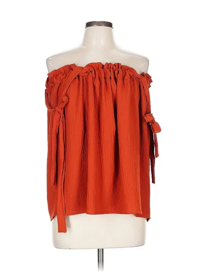 Pre-owned Entro Sleeveless Blouse In Orange