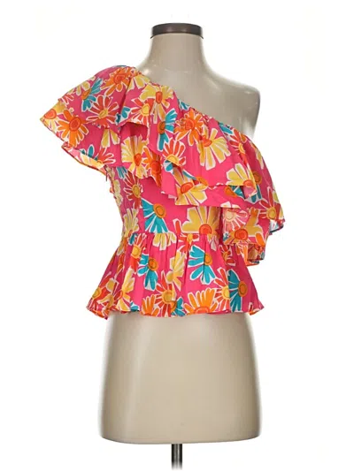 Pre-owned Entro Sleeveless Blouse In Orange