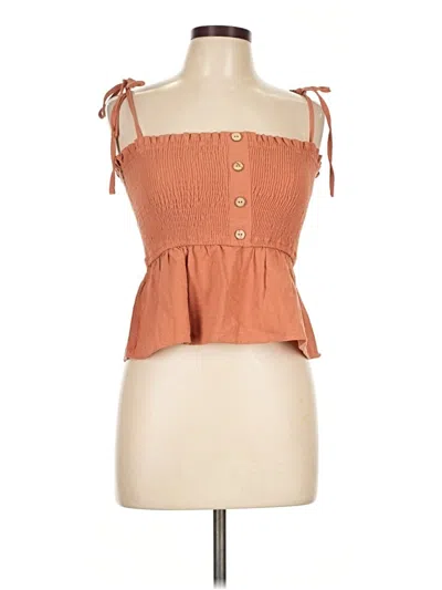 Pre-owned Entro Sleeveless Blouse In Orange
