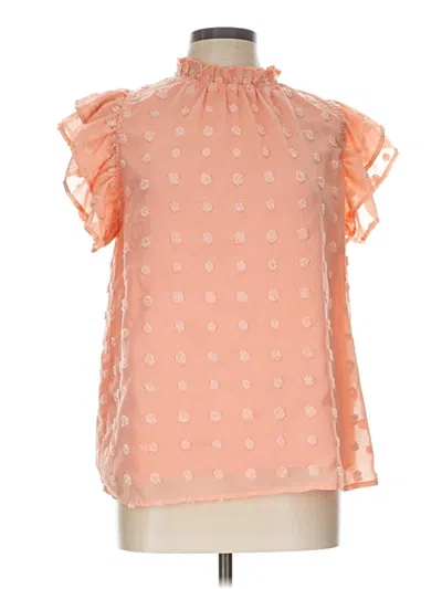 Pre-owned Entro Sleeveless Blouse In Orange