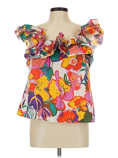 Pre-owned Entro Sleeveless Blouse In Orange