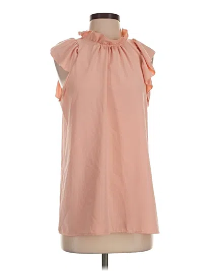Pre-owned Entro Sleeveless Blouse In Pink