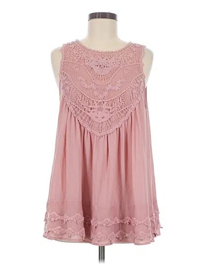 Pre-owned Entro Sleeveless Blouse In Pink
