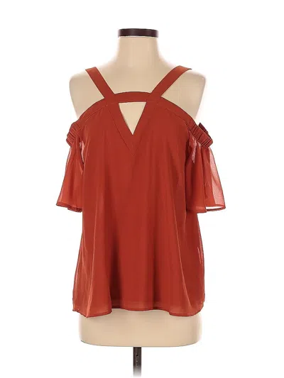 Pre-owned Entro Sleeveless Blouse In Red