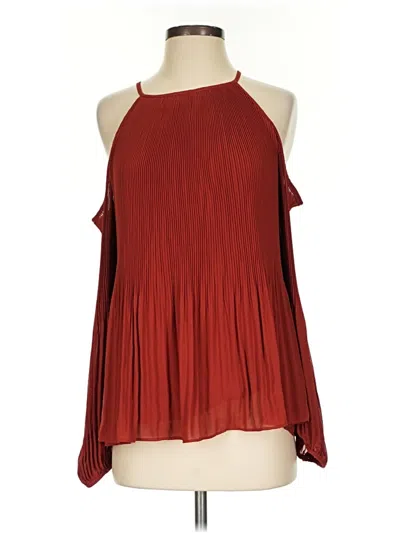 Pre-owned Entro Sleeveless Blouse In Red