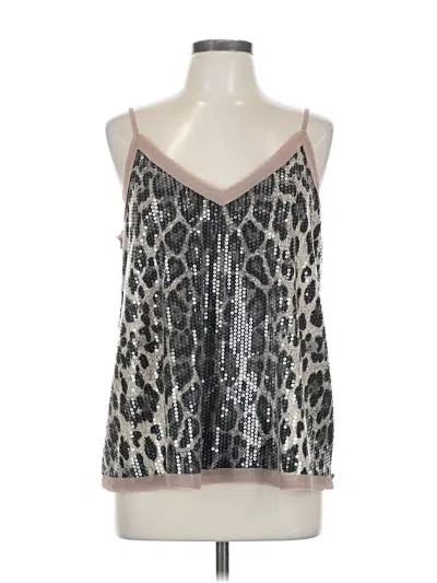 Pre-owned Entro Sleeveless Blouse In Silver