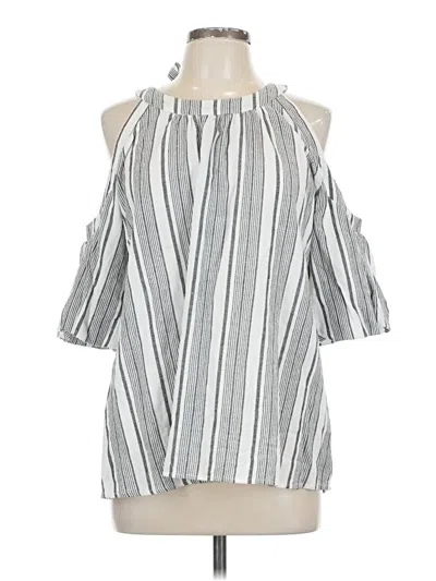 Pre-owned Entro Sleeveless Blouse In Silver