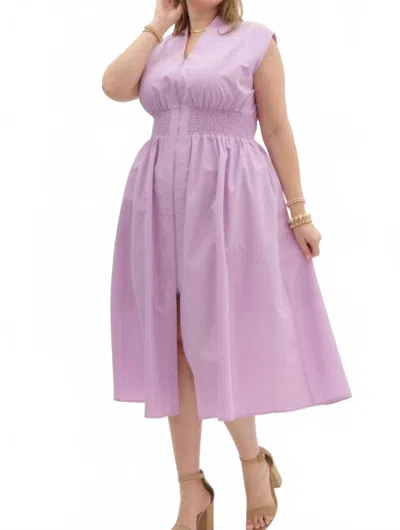 Entro Sleeveless Empire Waste In Lilac In Purple