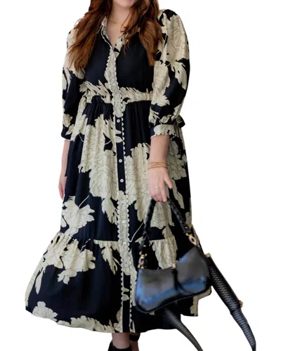 Entro So Motivated Midi Dress In Black