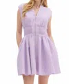 Entro Something Extra Mini Dress In Purple In Purple