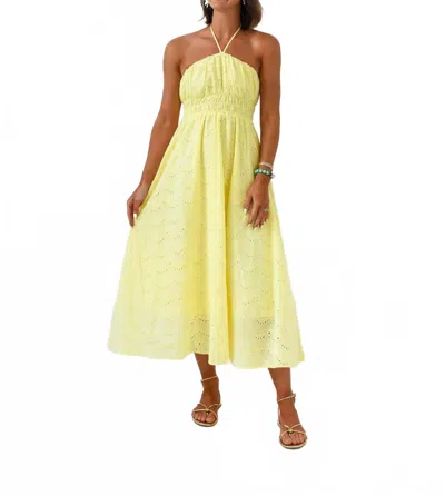 Entro Squeeze The Day Midi Dress In Lemon In Yellow