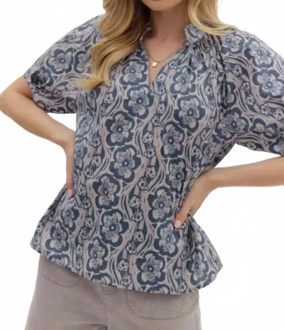 Entro Starling Top In Blue