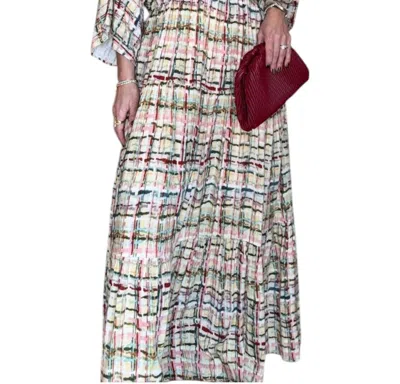 Entro Stripes Pattern Dress - Plus In Multi