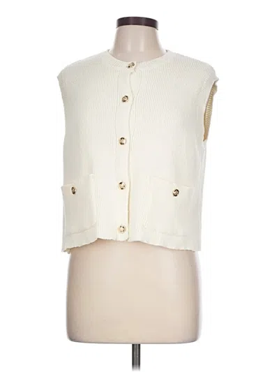 Pre-owned Entro Sweater Vest In Ivory