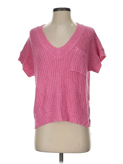 Pre-owned Entro Sweater Vest In Pink