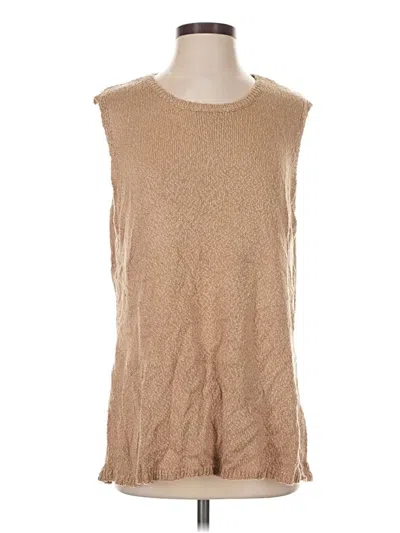 Pre-owned Entro Sweater Vest In Tan