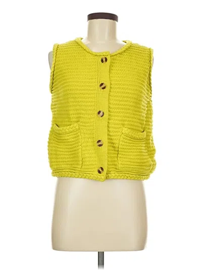Pre-owned Entro Sweater Vest In Yellow