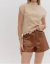 Entro Sweet Like Honey Top In Ecru