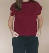 Entro Sweet Like Honey Top In Garnet