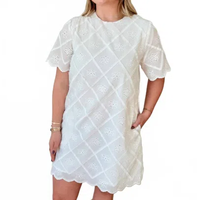 Entro Sweetie Pie Mini Dress In White