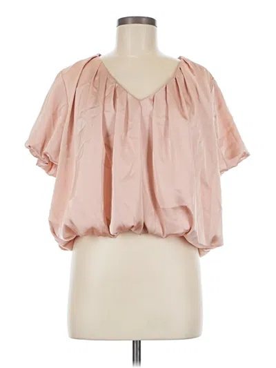 Pre-owned Entro Tank Top Pink Plunge Neckline Tops