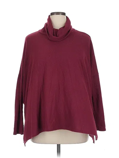 Pre-owned Entro Turtleneck Sweater In Burgundy