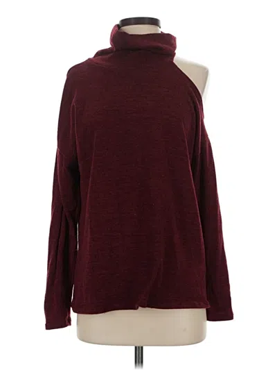 Pre-owned Entro Turtleneck Sweater In Burgundy