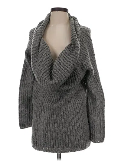 Pre-owned Entro Turtleneck Sweater In Gray