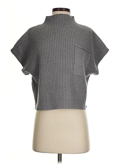 Pre-owned Entro Turtleneck Sweater In Gray
