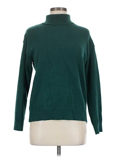 Pre-owned Entro Turtleneck Sweater In Green
