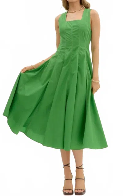 Entro Vineyard Dress In Green