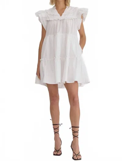Entro Women's Bring Me Back Dress In White