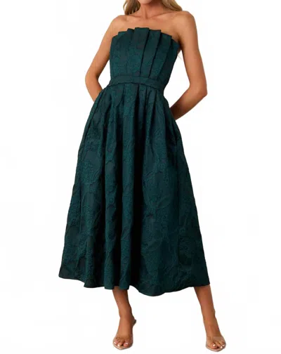 Entro Women's Make Your Mark Dress In Hunter Green