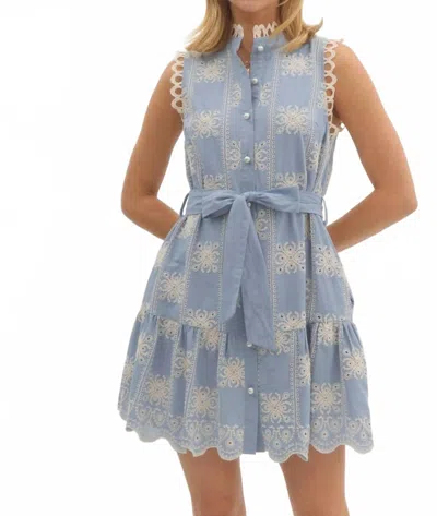 Entro Women's Mini Dress In Blue